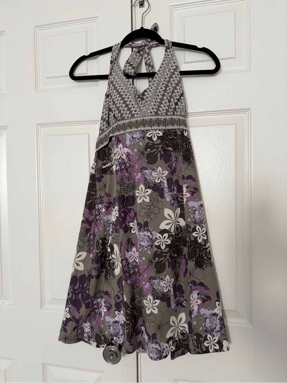 Athleta Pack Everywhere Halter Dress Sporty Boho Travel Sundress Vacation